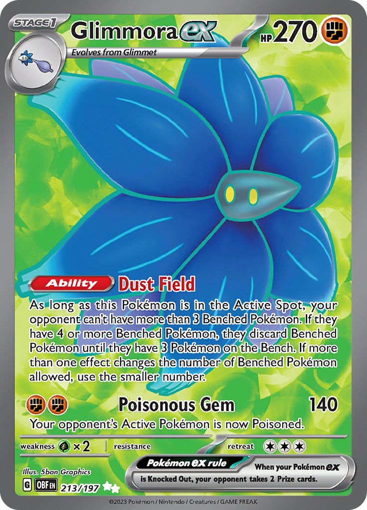 Glimmora ex (213/197) [Scarlet & Violet: Obsidian Flames] | Good Games Adelaide SA