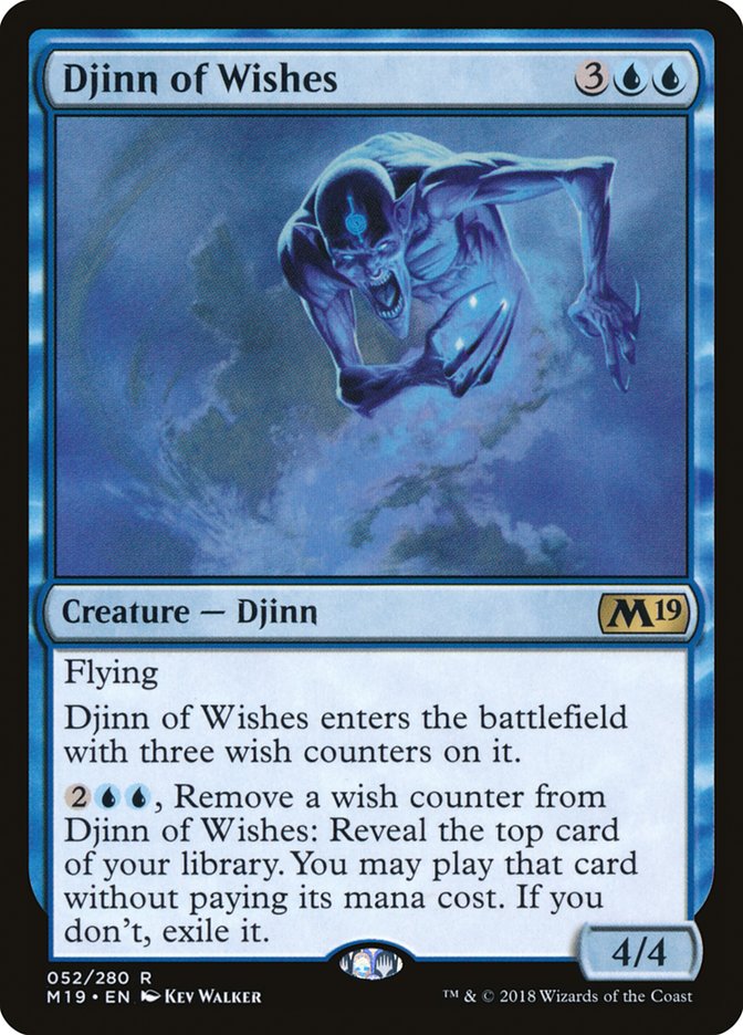 Djinn of Wishes [Core Set 2019] | Good Games Adelaide SA