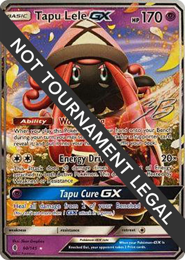 Tapu Lele GX 2017 Zachary Bokhari 60/145 (World Championship Decks)  | Good Games Adelaide SA