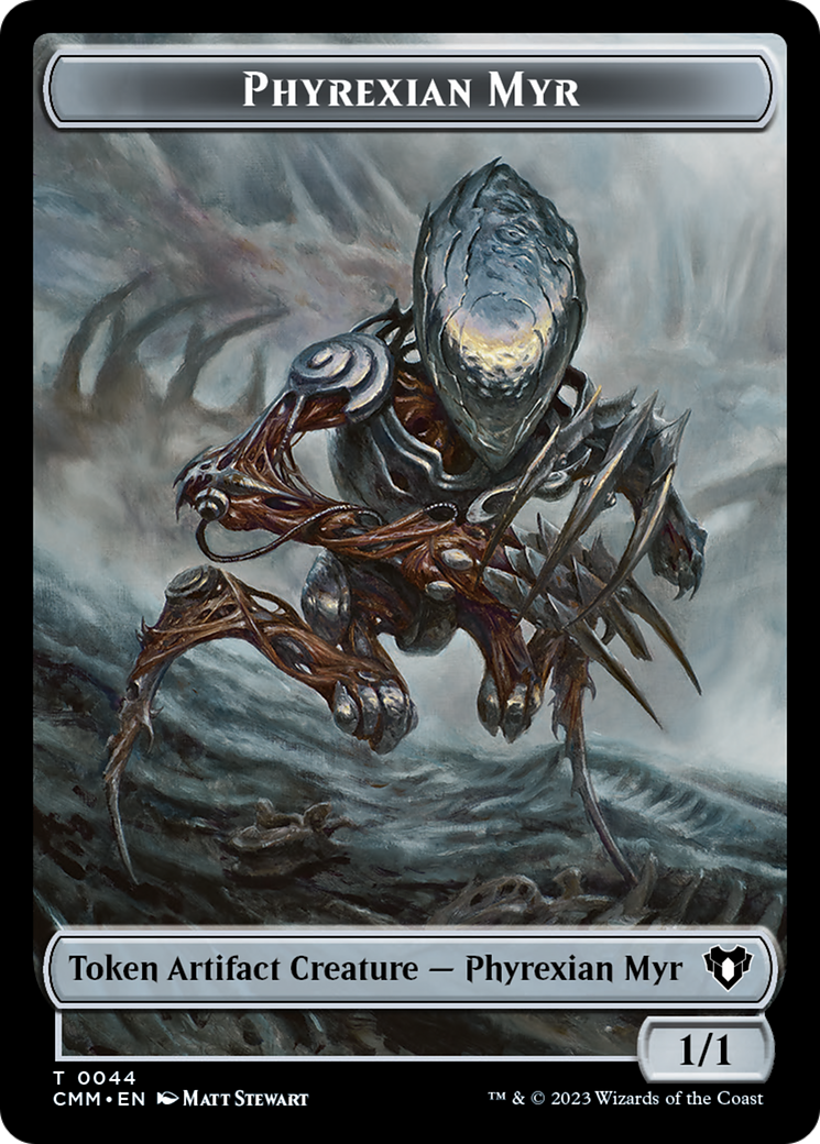 Phyrexian Myr Token [Commander Masters Tokens] | Good Games Adelaide SA