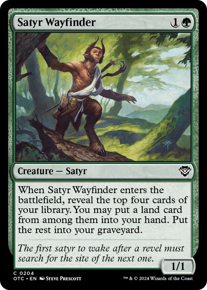 Satyr Wayfinder 204 (Commander: Outlaws of Thunder Junction)  | Good Games Adelaide SA
