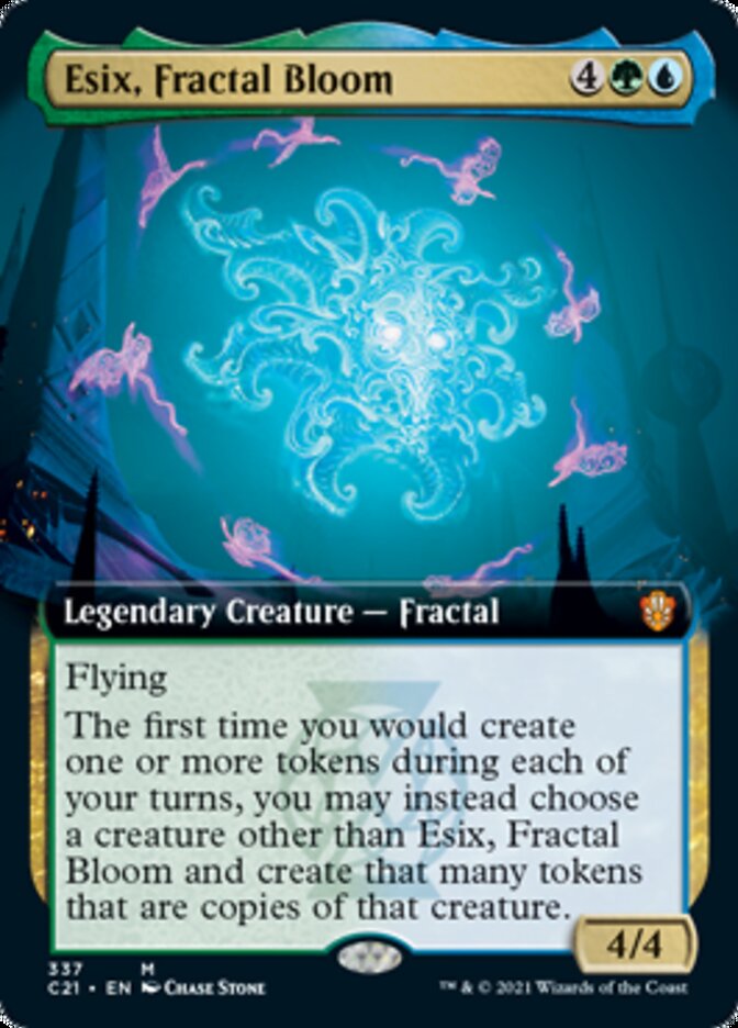 Esix, Fractal Bloom (Extended) [Commander 2021] | Good Games Adelaide SA