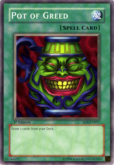 Pot of Greed [SD2-EN017] Common | Good Games Adelaide SA