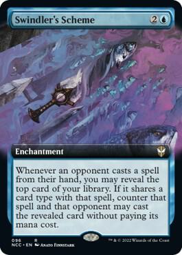 Swindlers Scheme Extended Art 96 (Commander: Streets of New Capenna)  | Good Games Adelaide SA