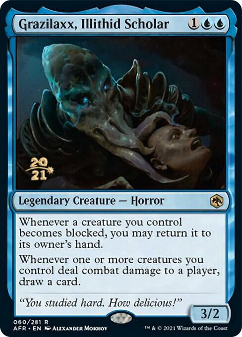 Grazilaxx Illithid Scholar 60 (Prerelease Cards)  - Foil | Good Games Adelaide SA