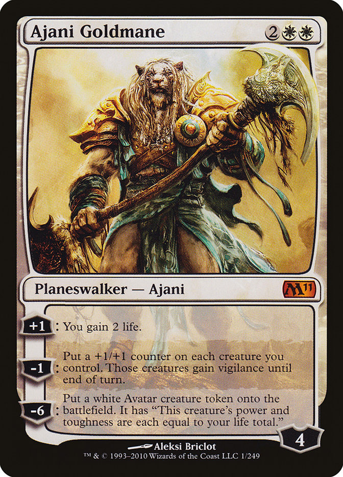 Ajani Goldmane 1 (Magic 2011 (M11))  - Foil | Good Games Adelaide SA