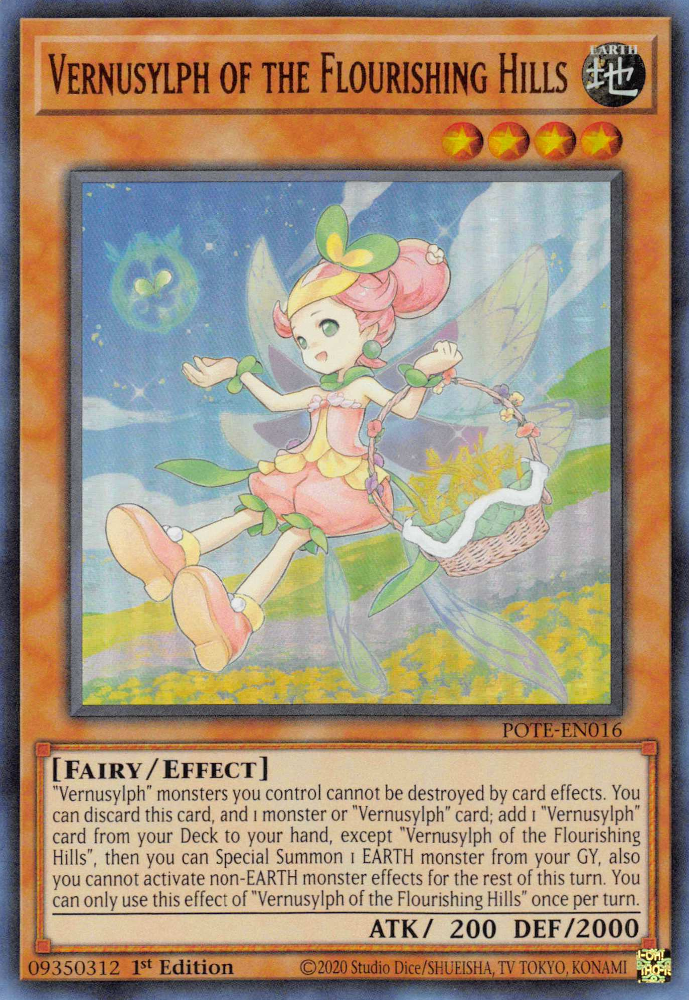 Vernusylph of the Flourishing Hills [POTE-EN016] Ultra Rare | Good Games Adelaide SA