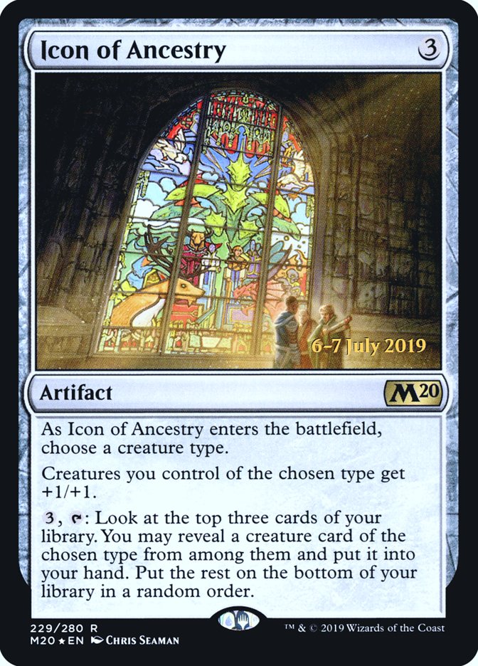 Icon of Ancestry  [Core Set 2020 Prerelease Promos] | Good Games Adelaide SA