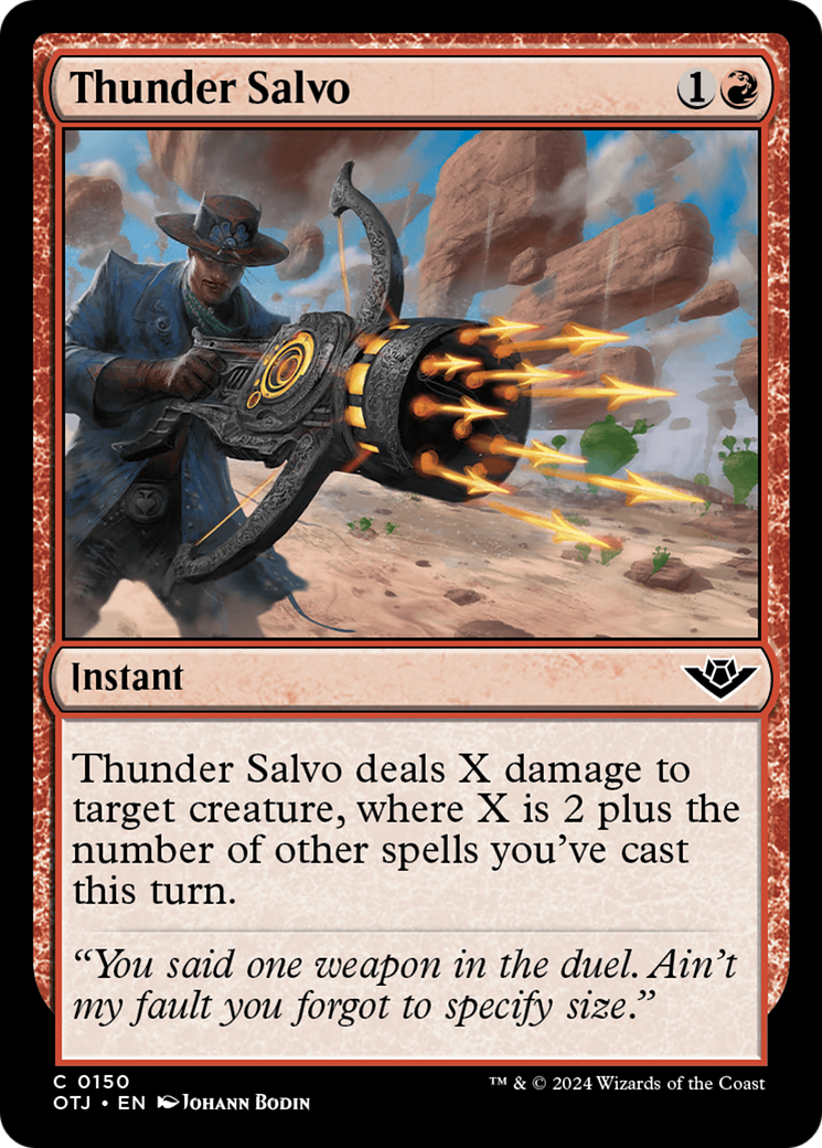 Thunder Salvo [Outlaws of Thunder Junction] | Good Games Adelaide SA