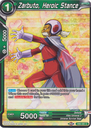 Zarbuto, Heroic Stance [DB2-081] | Good Games Adelaide SA