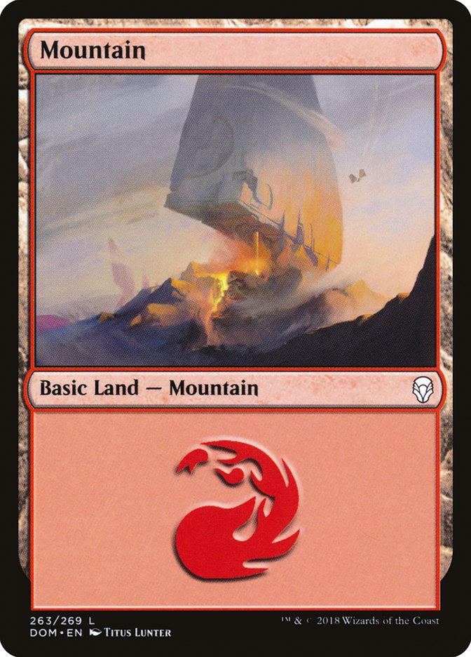 Mountain (263) [Dominaria] | Good Games Adelaide SA