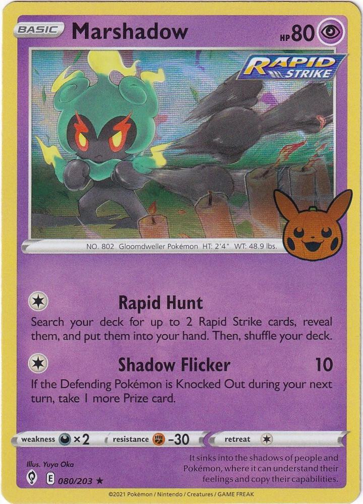 Marshadow 080/203 (Trick or Trade BOOster Bundle 2023)  - Holofoil | Good Games Adelaide SA