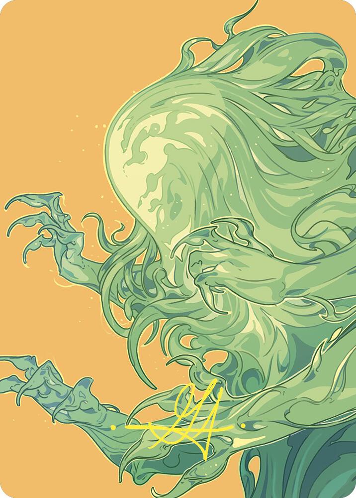 Omnath Locus of Mana Art Card Gold Stamped Signature 57 (Art Series: Commander Masters)  | Good Games Adelaide SA