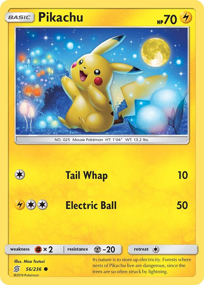 Pikachu 56/236 (SM - Unified Minds)  | Good Games Adelaide SA