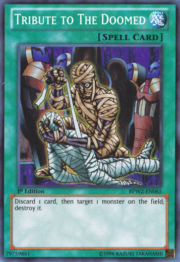 Tribute to The Doomed [BPW2-EN065] Super Rare | Good Games Adelaide SA