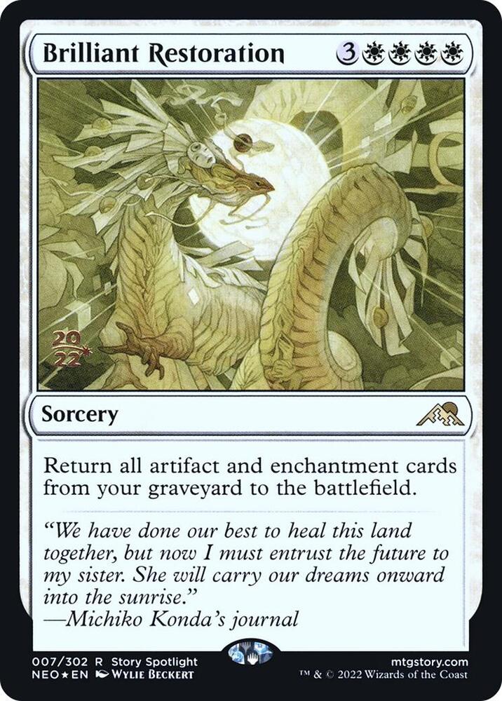 Brilliant Restoration 7 (Prerelease Cards)  - Foil | Good Games Adelaide SA