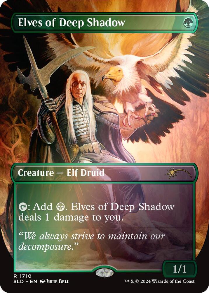 Elves of Deep Shadow Rainbow Foil 1710 (Secret Lair Drop Series)  - Foil | Good Games Adelaide SA