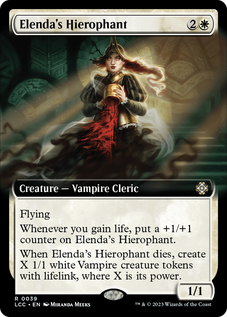 Elenda's Hierophant (Extended Art) [The Lost Caverns of Ixalan Commander] | Good Games Adelaide SA