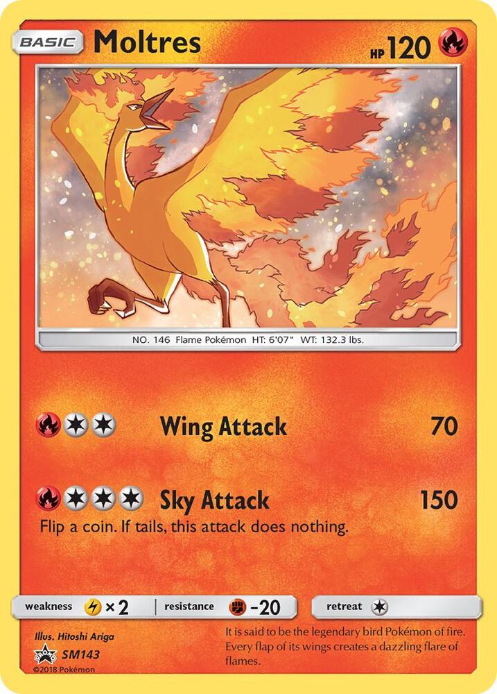 Moltres SM143 (SM Promos)  - Holofoil | Good Games Adelaide SA