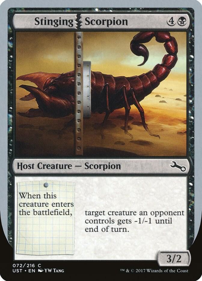 Stinging Scorpion 72 (Unstable)  - Foil | Good Games Adelaide SA