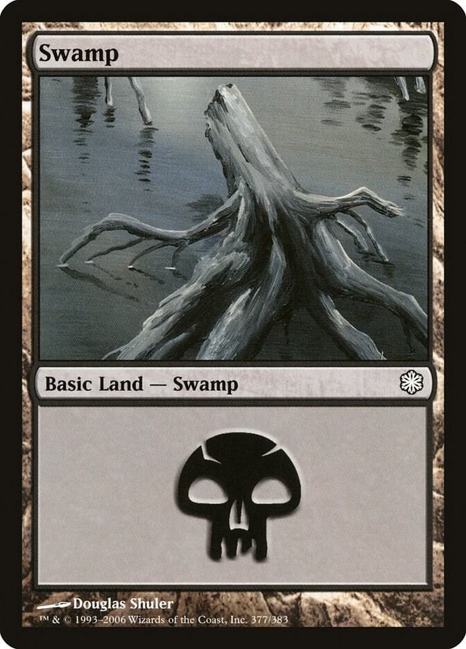 Swamp 377 (Coldsnap Theme Deck Reprints)  | Good Games Adelaide SA