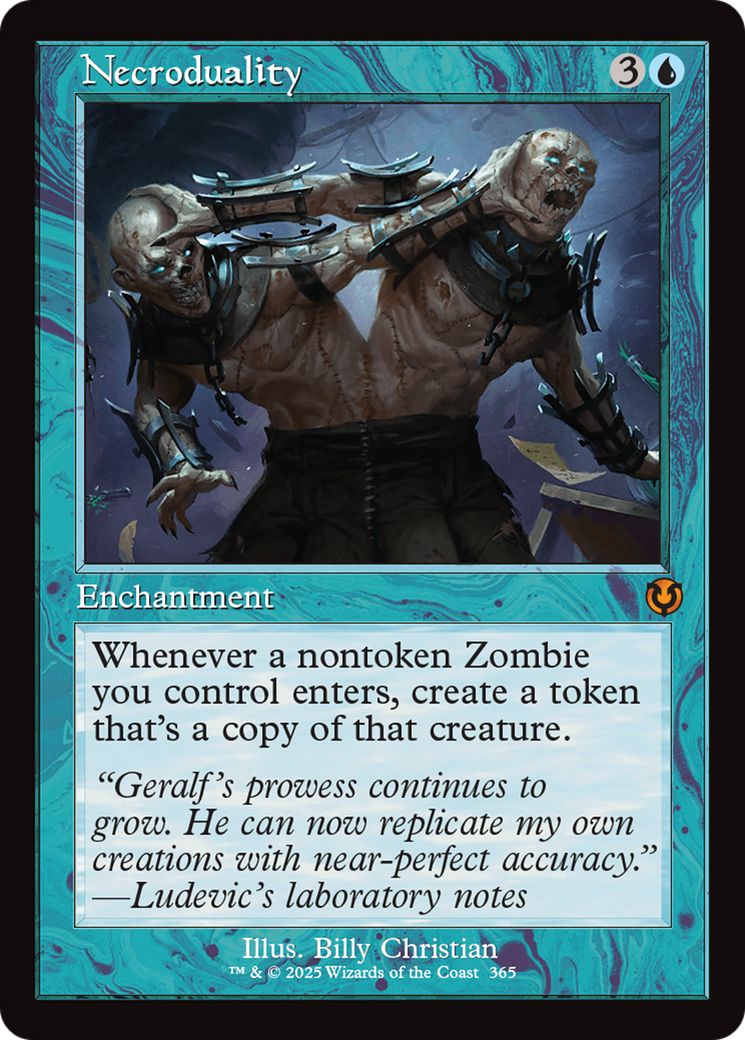 Necroduality (Retro Frame) [Innistrad Remastered] | Good Games Adelaide SA