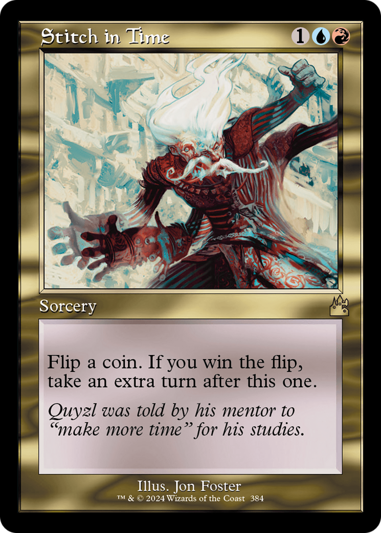 Stitch in Time (Retro Frame) [Ravnica Remastered] | Good Games Adelaide SA