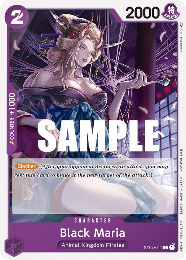 Black Maria (Tournament Pack Vol. 2) [One Piece Promotion Cards] | Good Games Adelaide SA