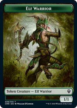 Elf Warrior Rock Double Sided Token 8 // 11 (Commander Legends)  - Foil | Good Games Adelaide SA