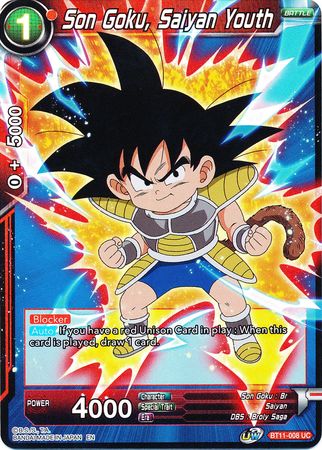 Son Goku, Saiyan Youth [BT11-008] | Good Games Adelaide SA