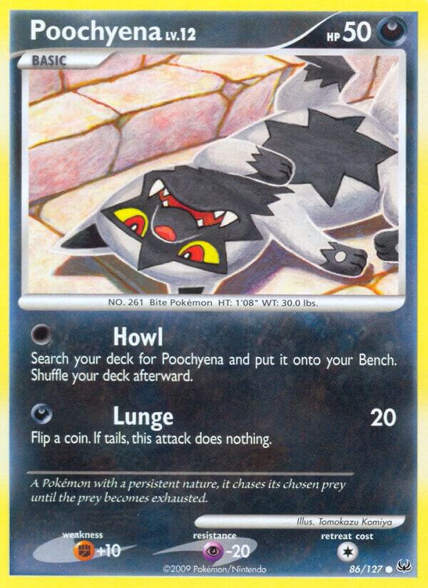 Poochyena 86/127 (Platinum)  - Reverse Holofoil | Good Games Adelaide SA