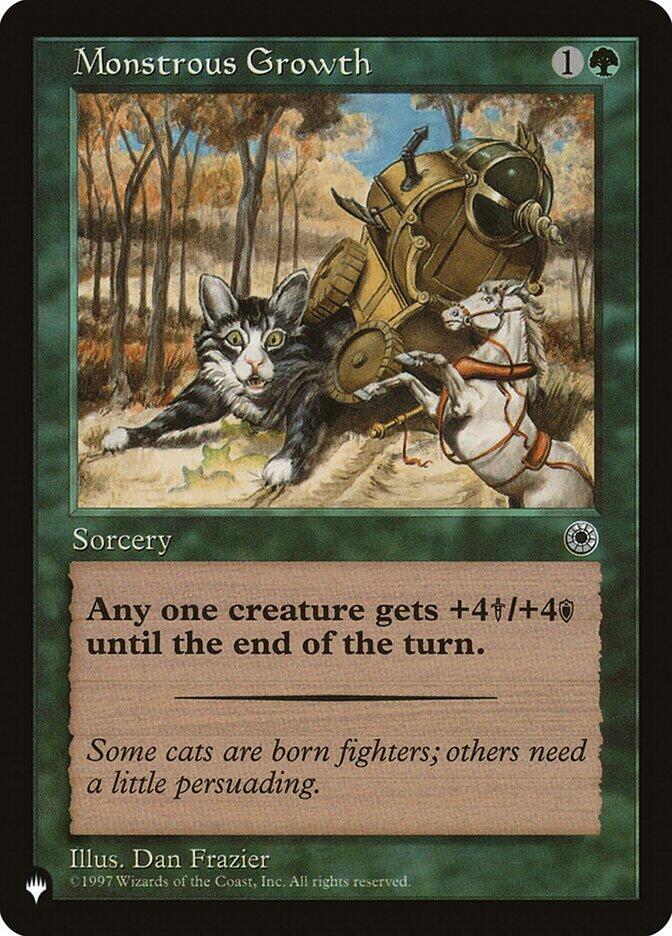 Monstrous Growth Flavor Text  (The List Reprints)  | Good Games Adelaide SA