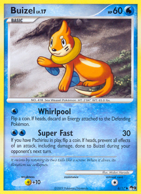 Buizel (6/17) [POP Series 9] | Good Games Adelaide SA