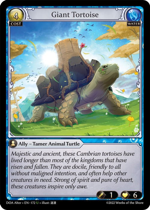 Giant Tortoise (172) [Dawn of Ashes: Alter Edition] | Good Games Adelaide SA