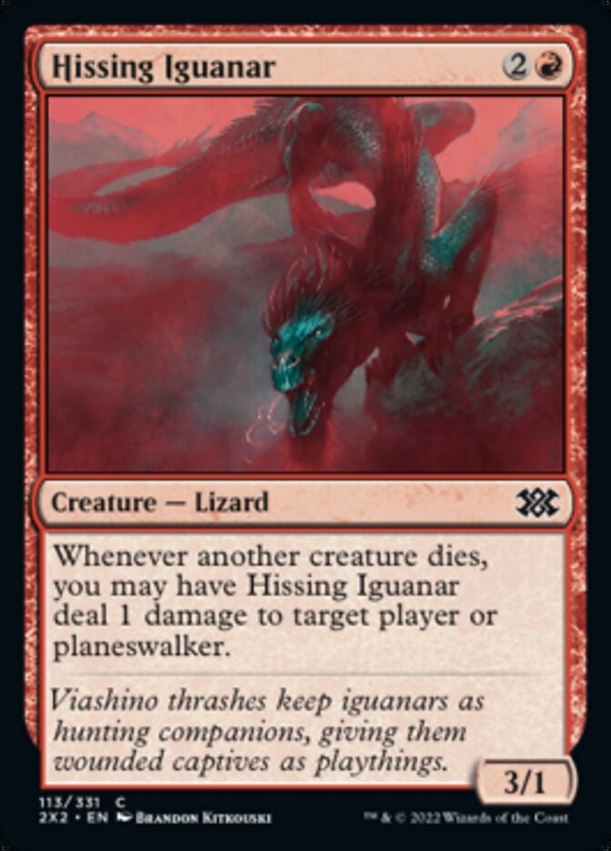 Hissing Iguanar [Double Masters 2022] | Good Games Adelaide SA