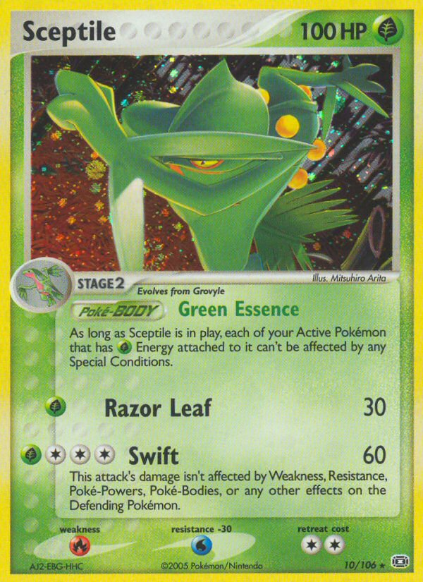 Sceptile (10/106) [EX: Emerald] | Good Games Adelaide SA