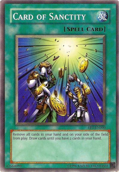 Card of Sanctity (Kids WB Duel of Destiny Promo) [EP1-EN000] Common | Good Games Adelaide SA