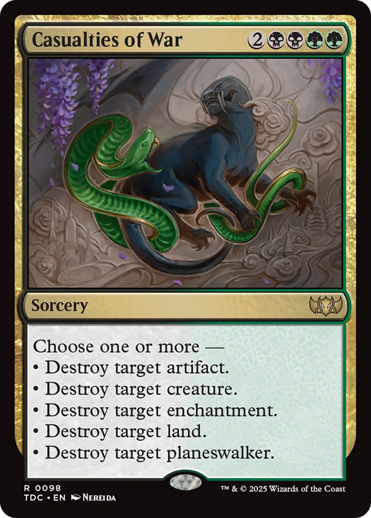 Casualties of War [Tarkir: Dragonstorm Commander] | Good Games Adelaide SA