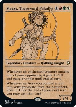 Mazzy Truesword Paladin Showcase 430 (Commander Legends: Battle for Baldur's Gate)  | Good Games Adelaide SA