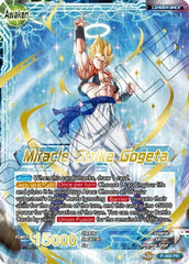 Son Goku & Vegeta // Miracle Strike Gogeta (Gold Stamped) [P-069] | Good Games Adelaide SA
