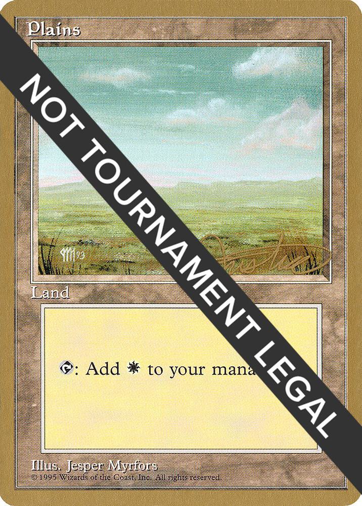 Plains C 1996 Mark Justice 4ED  (World Championship Decks)  | Good Games Adelaide SA