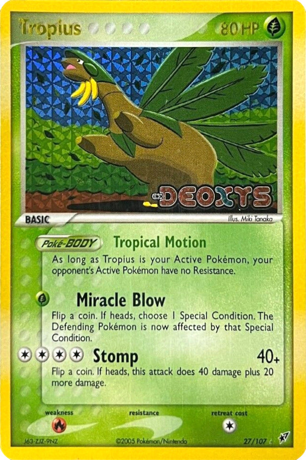 Tropius (27/107) (Stamped) [EX: Deoxys] | Good Games Adelaide SA