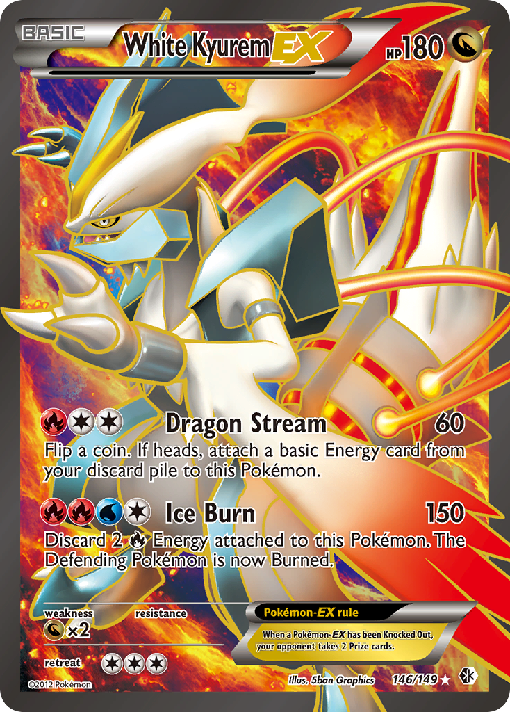 White Kyurem EX (146/149) [Black & White: Boundaries Crossed] | Good Games Adelaide SA