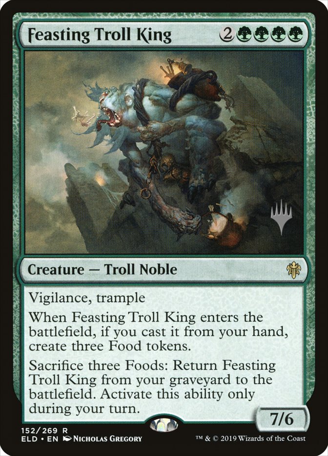 Feasting Troll King (Promo Pack) [Throne of Eldraine Promos] | Good Games Adelaide SA