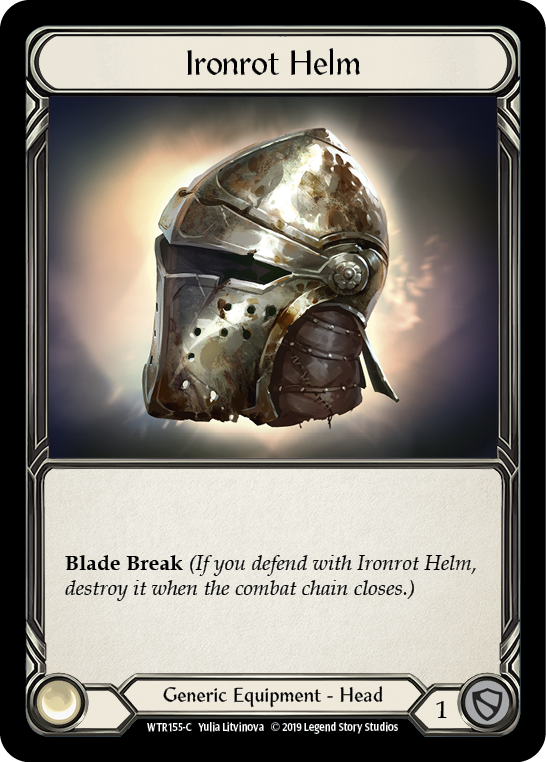 Ironrot Helm [WTR155-C] Alpha Print Cold Foil | Good Games Adelaide SA