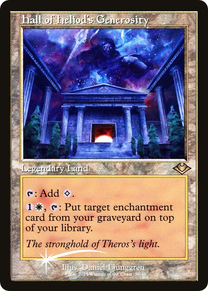 Hall of Heliod's Generosity 39/40 (Modern Horizons)  - Retro Foil | Good Games Adelaide SA
