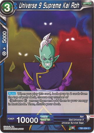 Universe 9 Supreme Kai Roh [TB1-034] | Good Games Adelaide SA