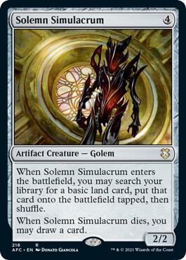 Solemn Simulacrum 216 (Commander: Adventures in the Forgotten Realms)  | Good Games Adelaide SA