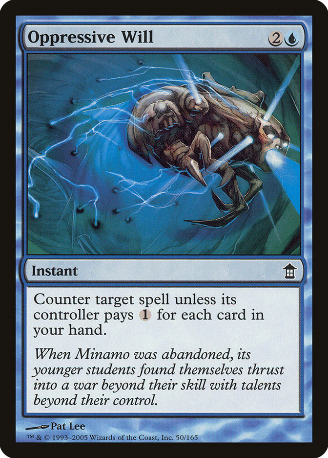 Oppressive Will 50 (Saviors of Kamigawa)  - Foil | Good Games Adelaide SA