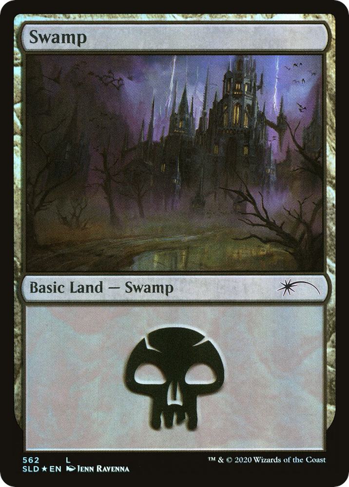 Swamp 562 562 (Secret Lair Drop Series)  - Foil | Good Games Adelaide SA